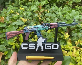 CSGO Rare Skin Fire Serpent AK-47 miniatuur CS2 gamer kerstcadeau