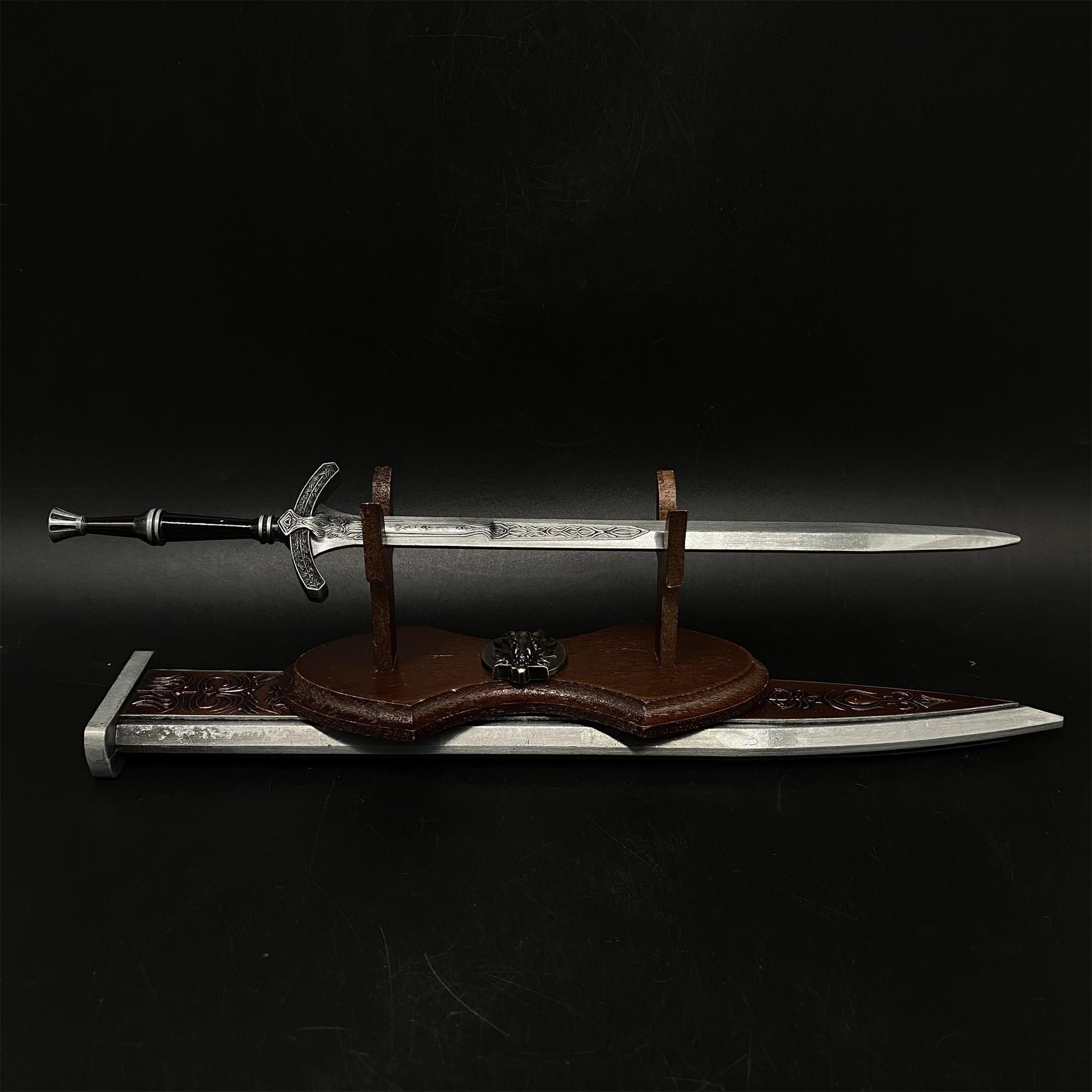 Ludwig's Holy Sword Replica: Zinc Alloy Miniature Greatsword (11.8