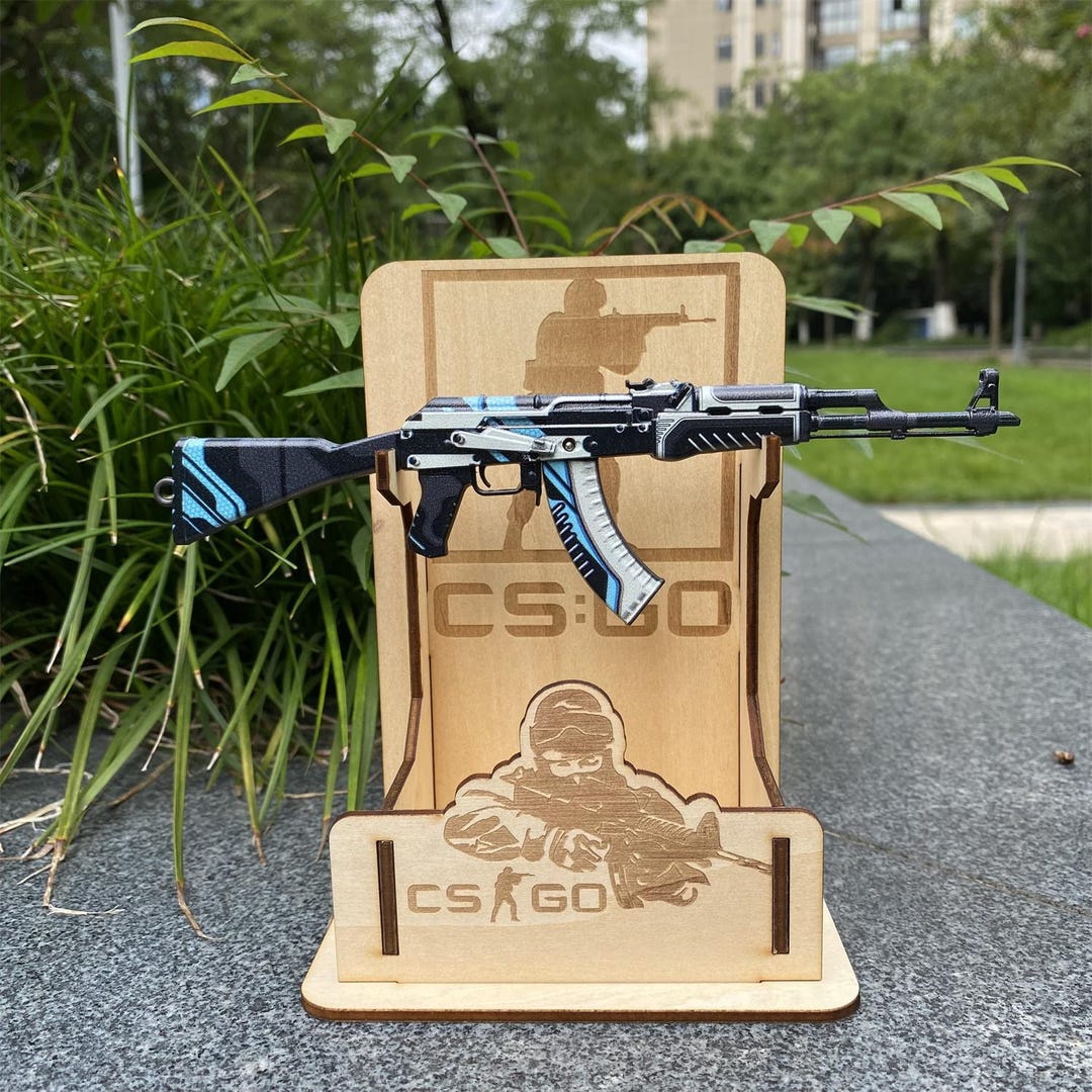 CSGO Game Skin AK-47 Vulcan Metal Miniature Gamer Room Decoration - Etsy