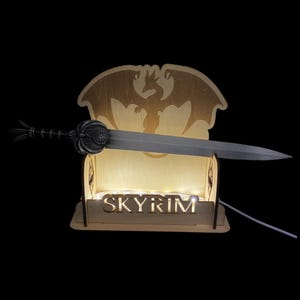 Skyrim Nightingale Blade 1/3 Scale Replica: Metal Fan Art Sword