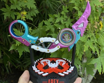 Apex Legends Karambit Universal Heirloom Raptor's Claw Skin especial Fluorescente Garra Réplica de metal Juego Cosplay Prop