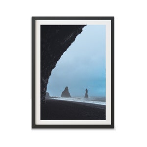 Photographie Plage Islande, Paysage Reynisfjara, Vik Islande, Décoration murale