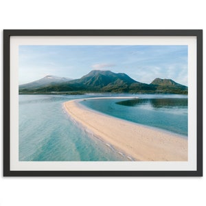Stampa artistica "White Island" a Camiguin, Filippine, per la decorazione murale