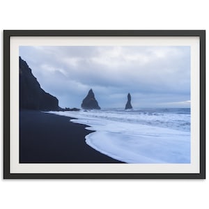 Stampa fotografica dell'Islanda per decorazioni murali - Paesaggio scandinavo di Vik, Islanda