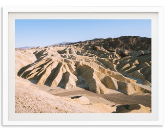 Zabriskie Photography Print - Death Valley - Fine Art Print California - Desert Boho Wall Decor