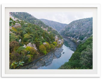 Japanese Landscape Photography Print, Wall Art Decoration of Kyoto Japan