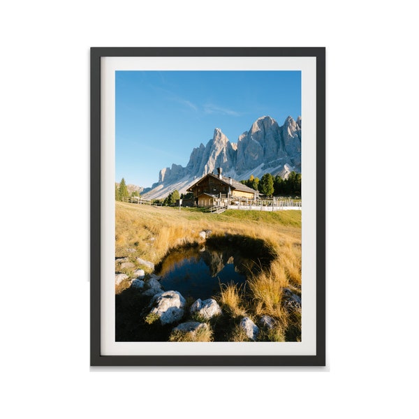 Photographie Paysage des Dolomites pour décoration intérieure