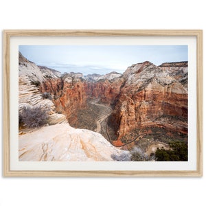 Photographie Parc National Zion Utah, Angels Landing Décoration Murale