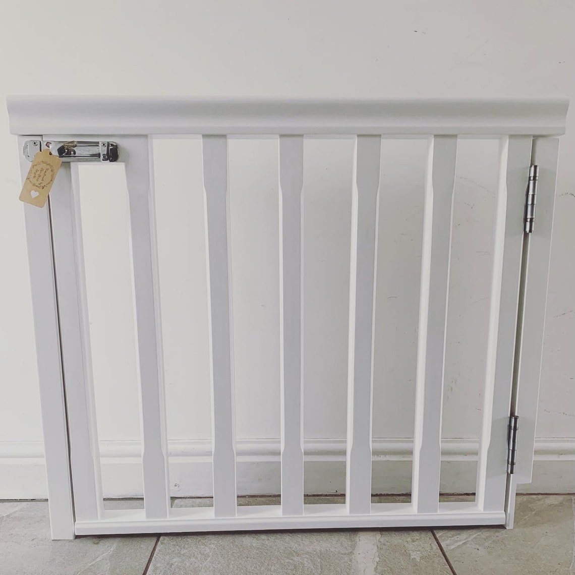 Bespoke wooden stair gate Etsy