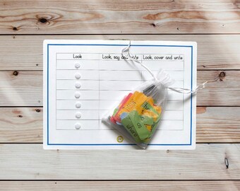 Year One Interactive Spelling Activity, High Frequency Words, Homeschool Learning