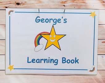Toddler Pre-school Learning Book Folder, busy book, learning and education, learning activities, learning resource