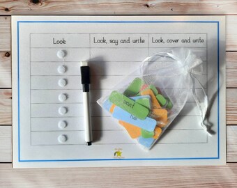 Interactive Spelling Activity, High Frequency Words, Educational Resource