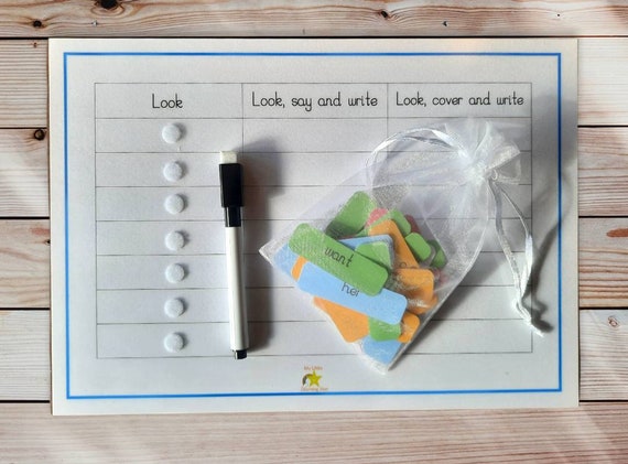 Interactive Spelling Activity, High Frequency Words, Educational Resource