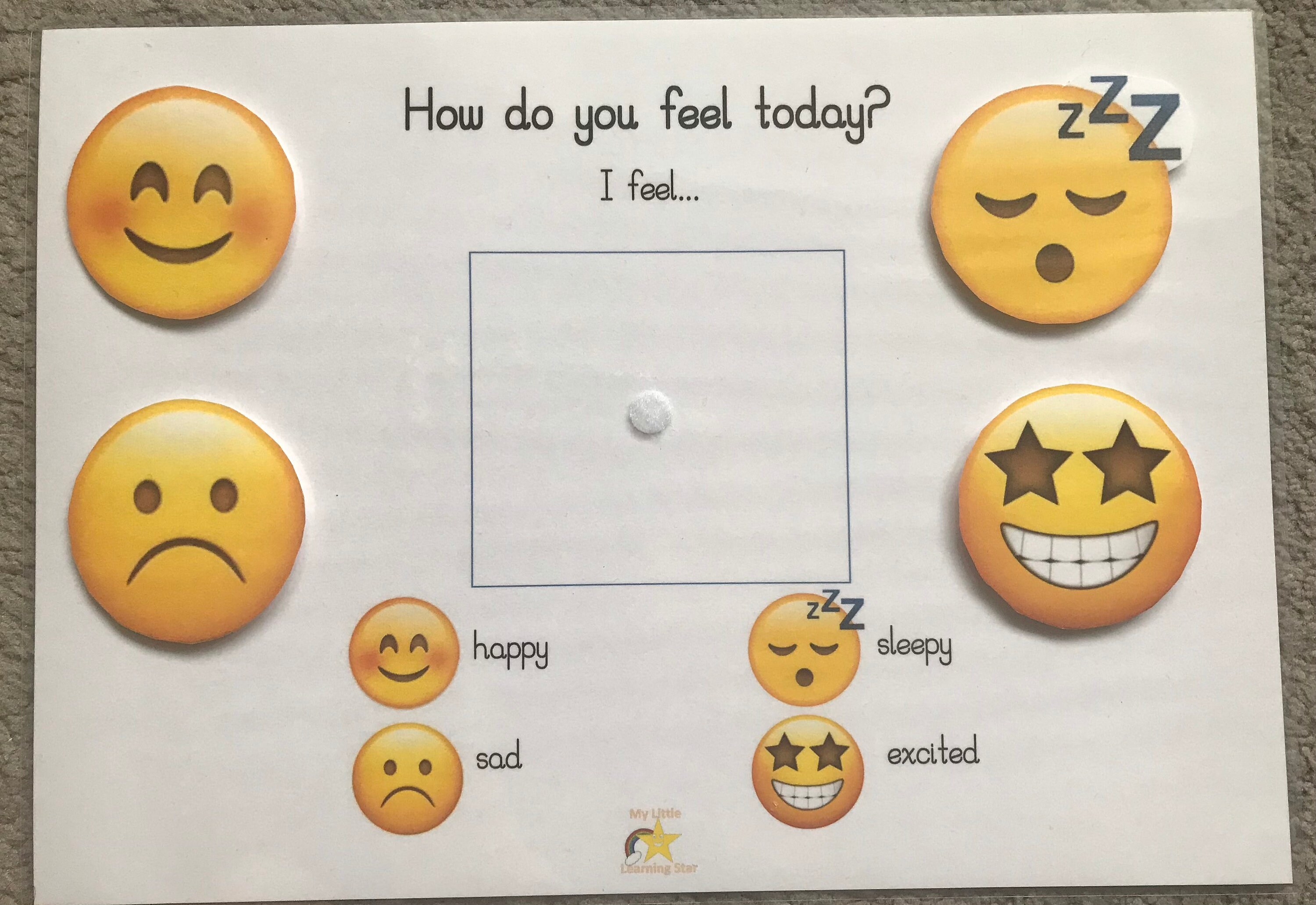 Feelings Chart Emotions SEN Educational Learning Resource | Etsy
