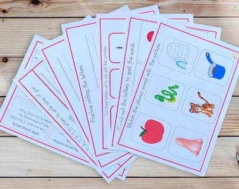 SATPIN Phonics Activity Pack: CVC Words, Phase 2 (Digital Download)