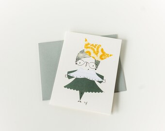 Ruth Bader Ginsburg Notizkarte mit inspirierendem Zitat