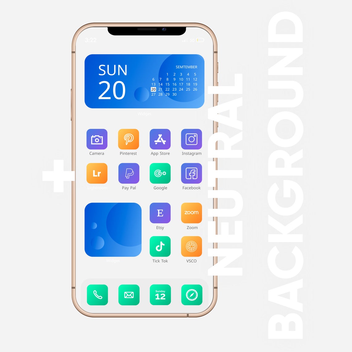 300 IOS 14 APP ICONS Aesthetic Iphone Home Screen Customize Etsy