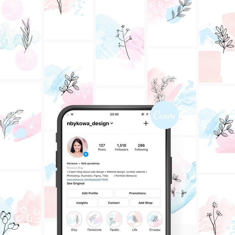 12 Canva Instagram Highlights Template Pink Blue Candy Etsy 12 Canva Instagram Highlights Template Pink Blue Candy Etsy