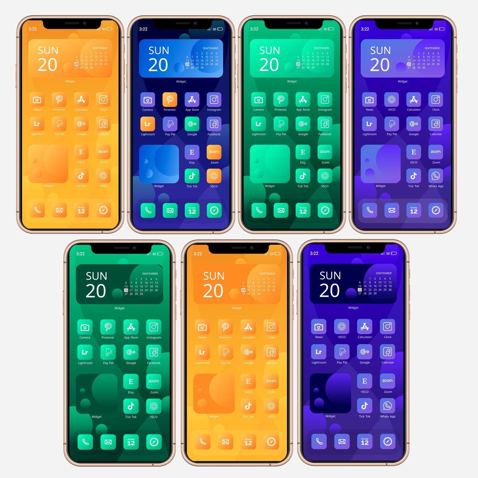 300 IOS 14 APP ICONS Aesthetic Iphone Home Screen Customize Etsy