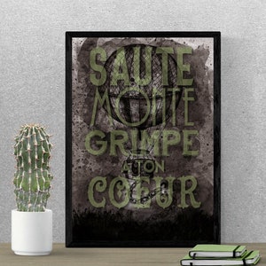 Poster Poster Illustration print Wall poster decoration Hot air balloon print