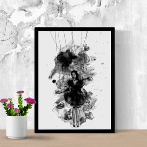 Póster Póster Ilustración Impresión Pared Póster Decoración Impresión Títere