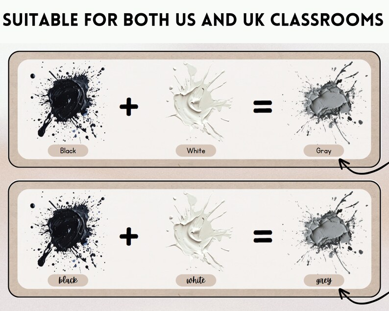Color Mixing In Paper Color Mixing Display Posters, Color Mixing Chart, Color Mixing, Brown ...