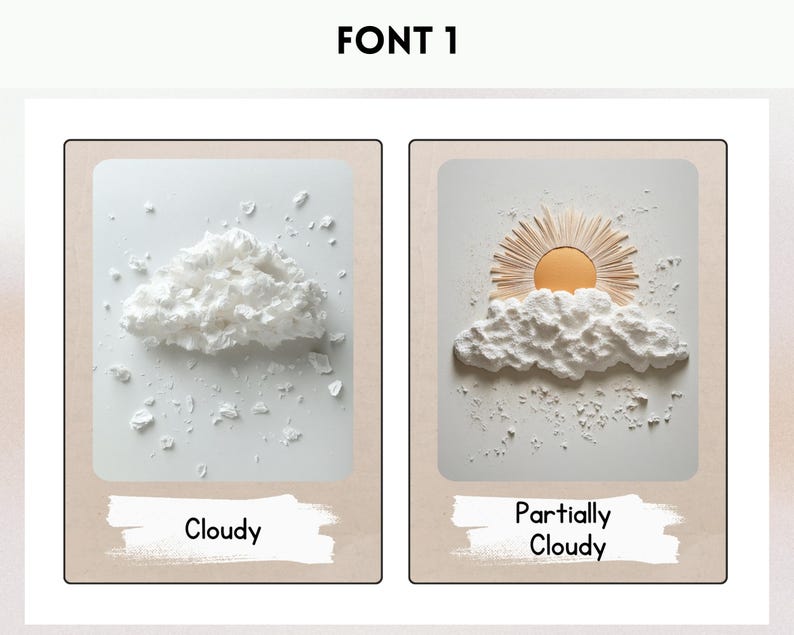 Weather Flash Cards, Weather Chart, Weather Educational Flash Cards ...