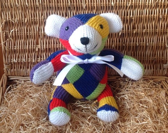 Knitted Square Bear