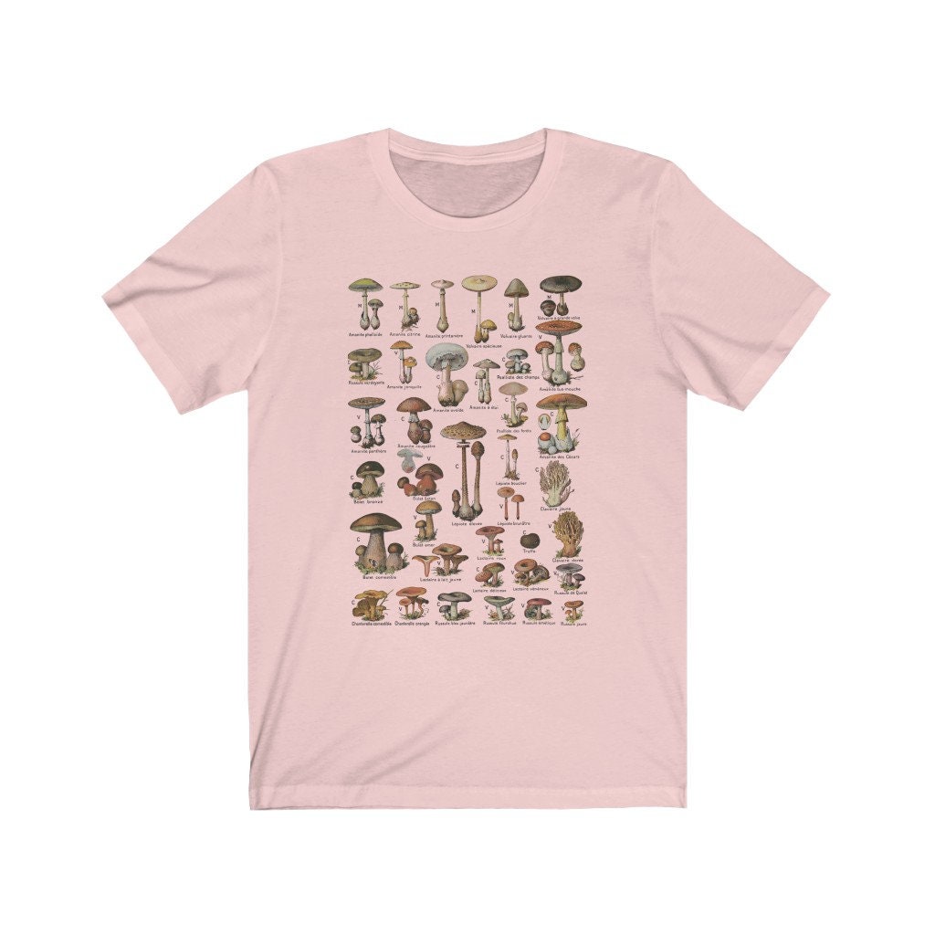 Mushroom Shirt, Mushroom T-shirt, Botanical T-shirt, T-shirts, Graphic ...
