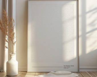 Star Trek TOS Script Poster | Die Männerfalle, S1E1 (Digitaler Download)