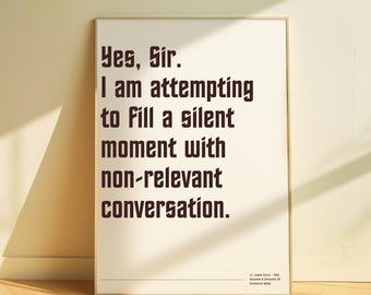 TNG | cmandor Daten Zitat | Druckbares Poster | Fan Geschenk