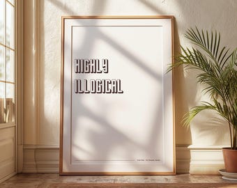 Höchst widerlich | Spock Zitat | Die Originalserie | Star Trek inspiriert | Digitaler Download