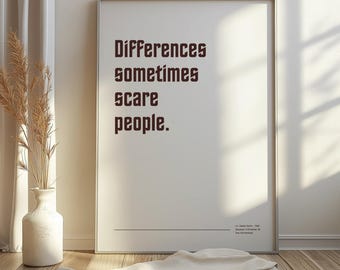 cmandor Daten Zitat | TNG | Druckbares Poster |