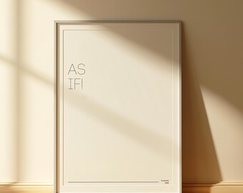 Als ob! | Ahnungslos | Film Zitat Poster | Digitaler Download | Geschenk