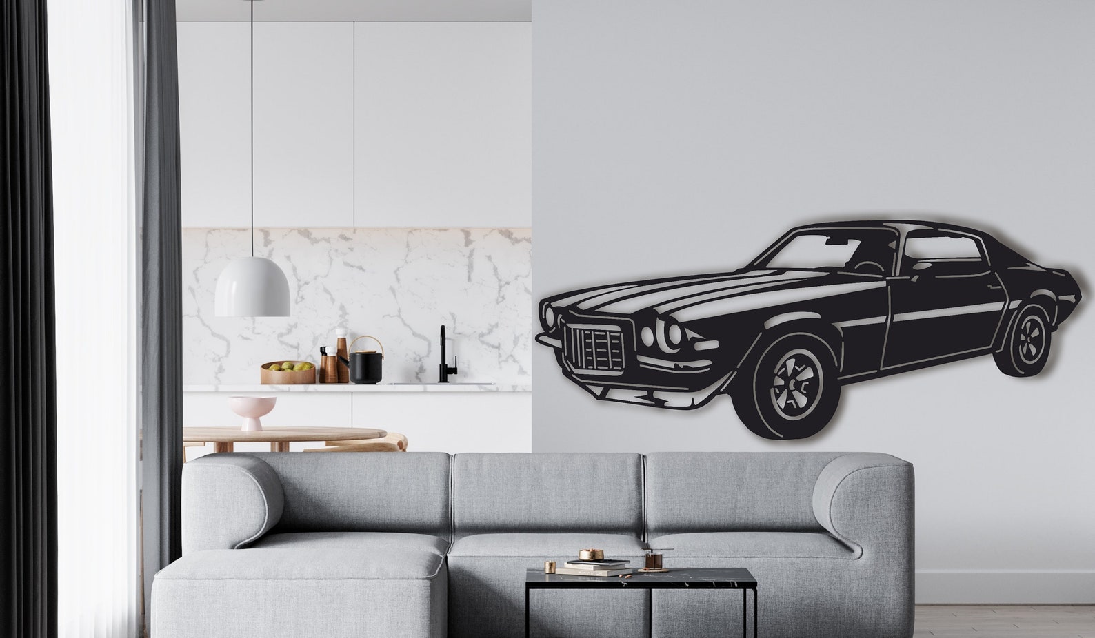 Vintage Car Metal Wall Art Wall Decor Vintage Lovers Gift Etsy