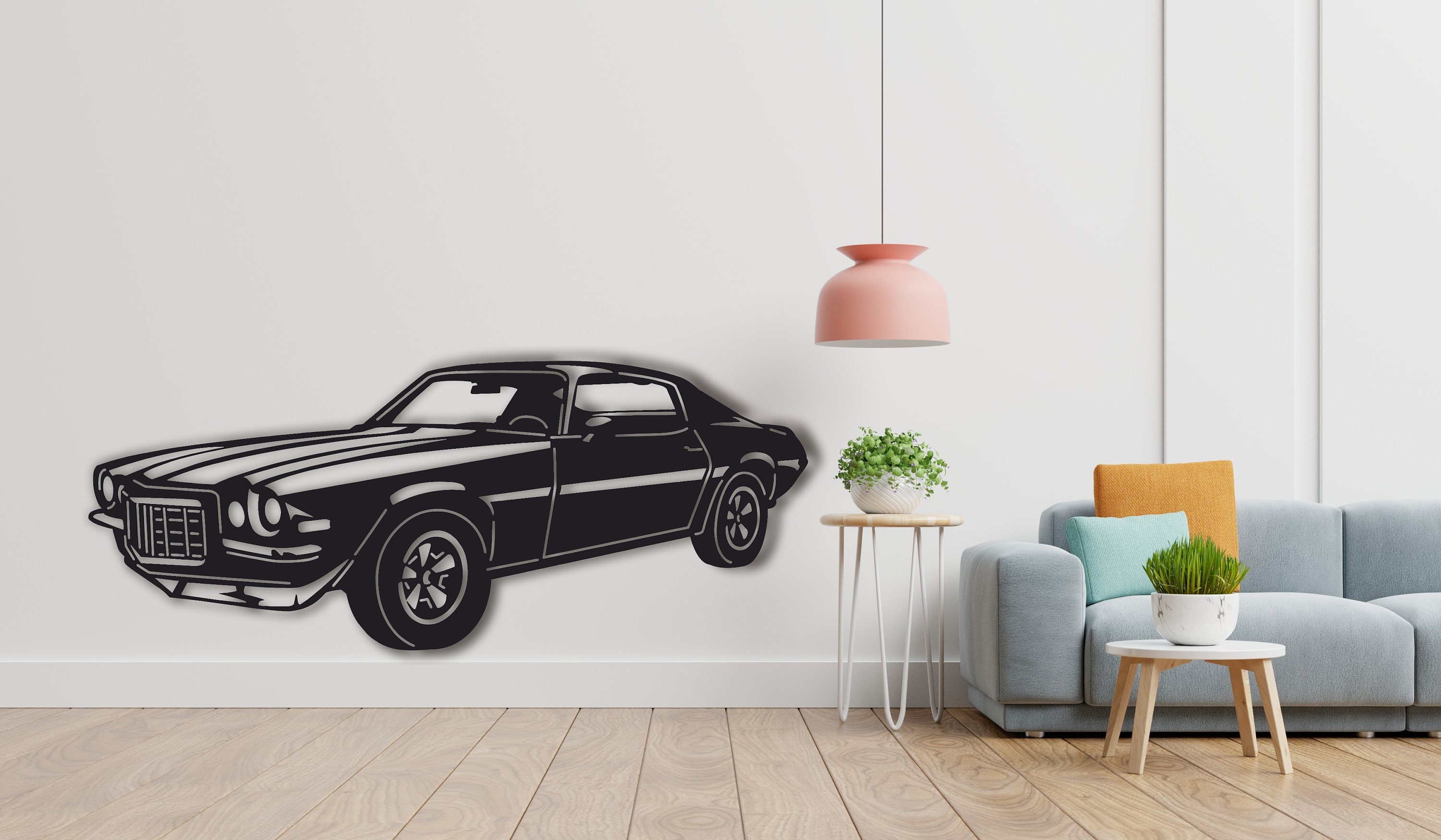 Vintage Car Metal Wall Art Wall Decor Vintage Lovers Gift Etsy