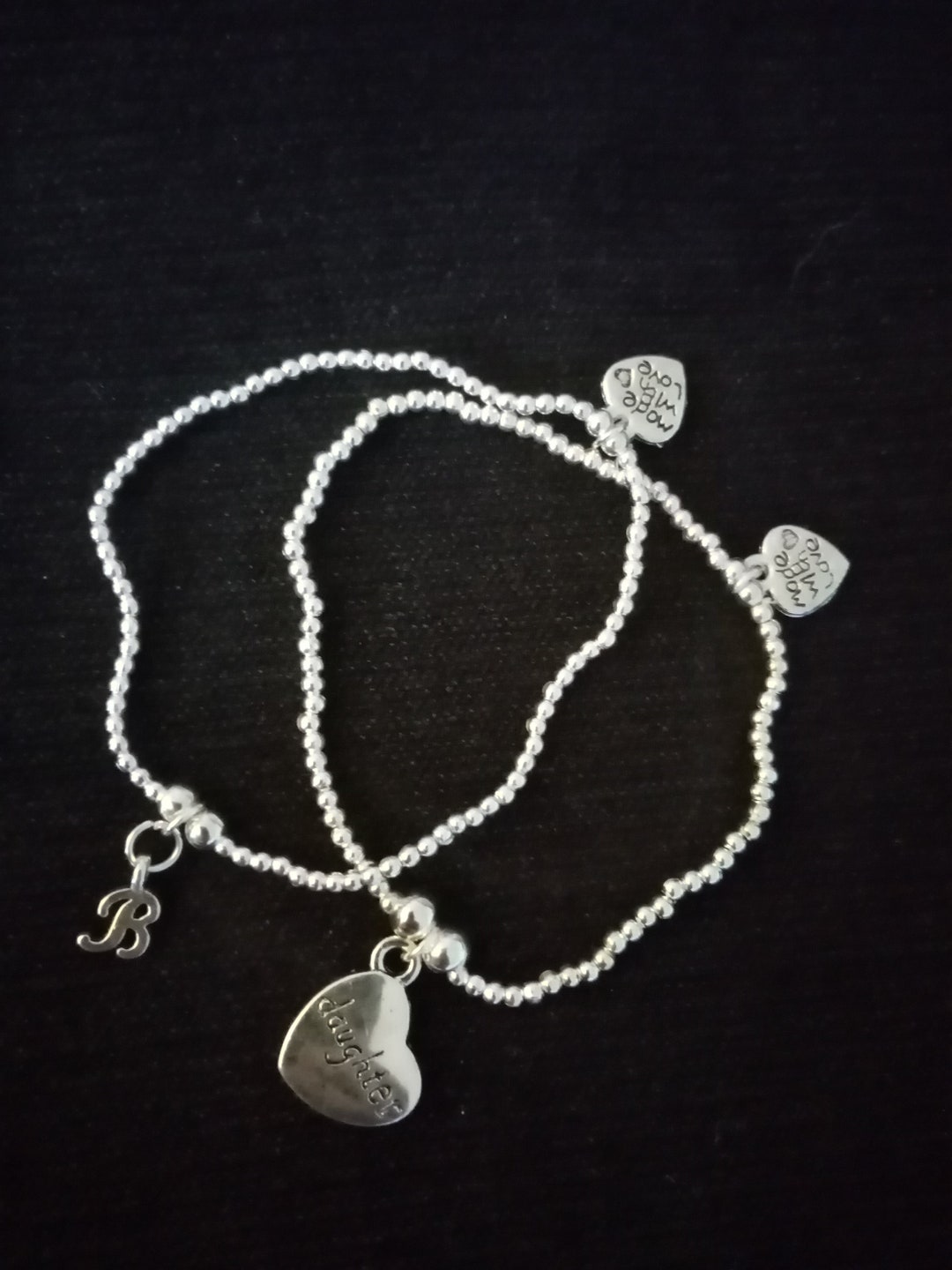 Personalised Daughter Bracelet Etsy