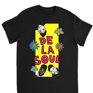 Para los fanáticos de la camiseta unisex De La Soul Flowers