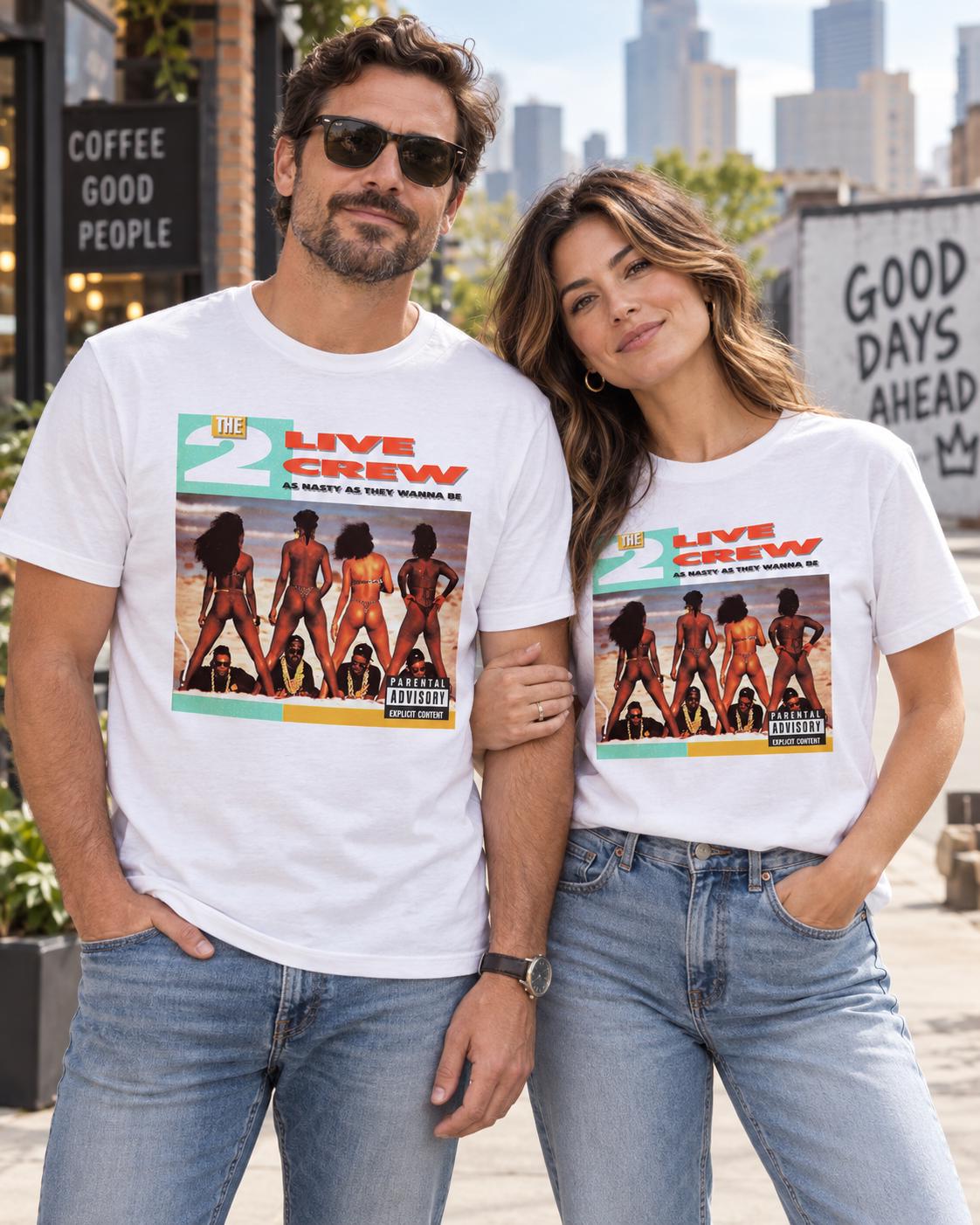 2 Live Crew Shirt, Nasty as They Wanna Be T-shirt, 80s 90s Hip Hop