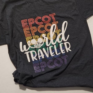 Disney Epcot World Traveler Shirt, Disney Epcot Shirt, Mickey And Friends, Drinking Around The World, Disney Shirt