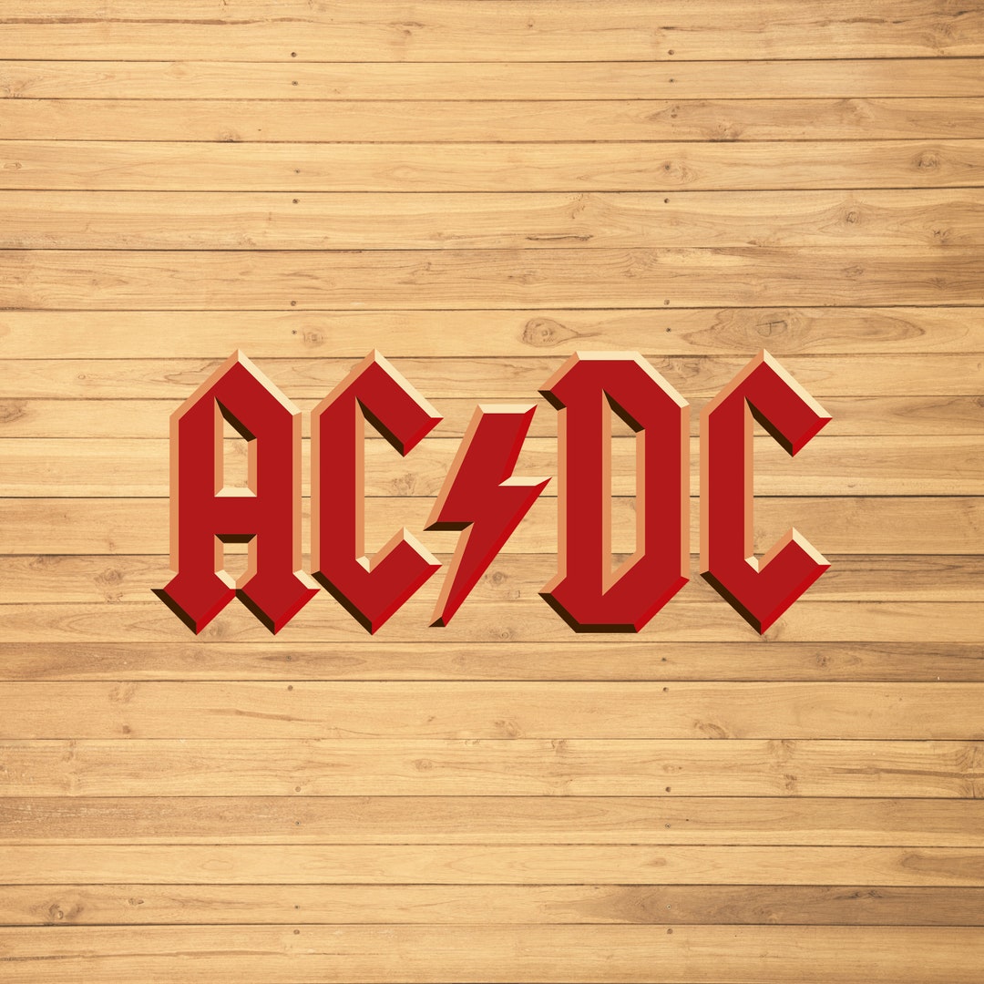 AC DC Png Logo, Music Bands Logo, Ac-dc Music Band Logo, High Quality ...