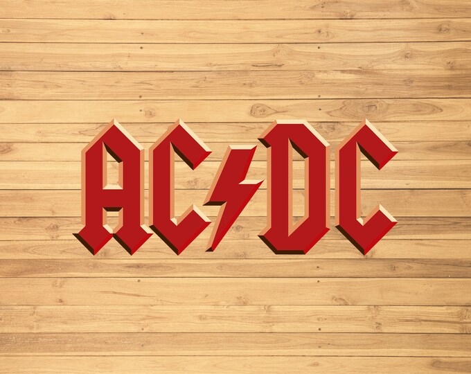 AC DC Png Logo, Music Bands Logo, Ac-dc Music Band Logo, High Quality ...