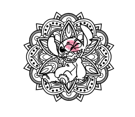 Coloriage Stitch bébé. (Coloriage Stitch)