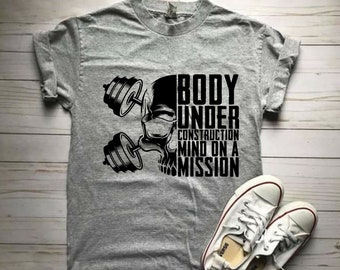 Body under construction, work in progress, workout motivation, workout clothes, workout tank tops, weight loss, lifting, svg, Digital file