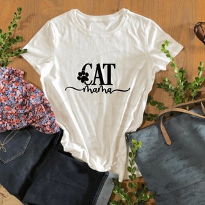 Cat mama, cat mom svg, mom svg, cat svg, decals, digital file