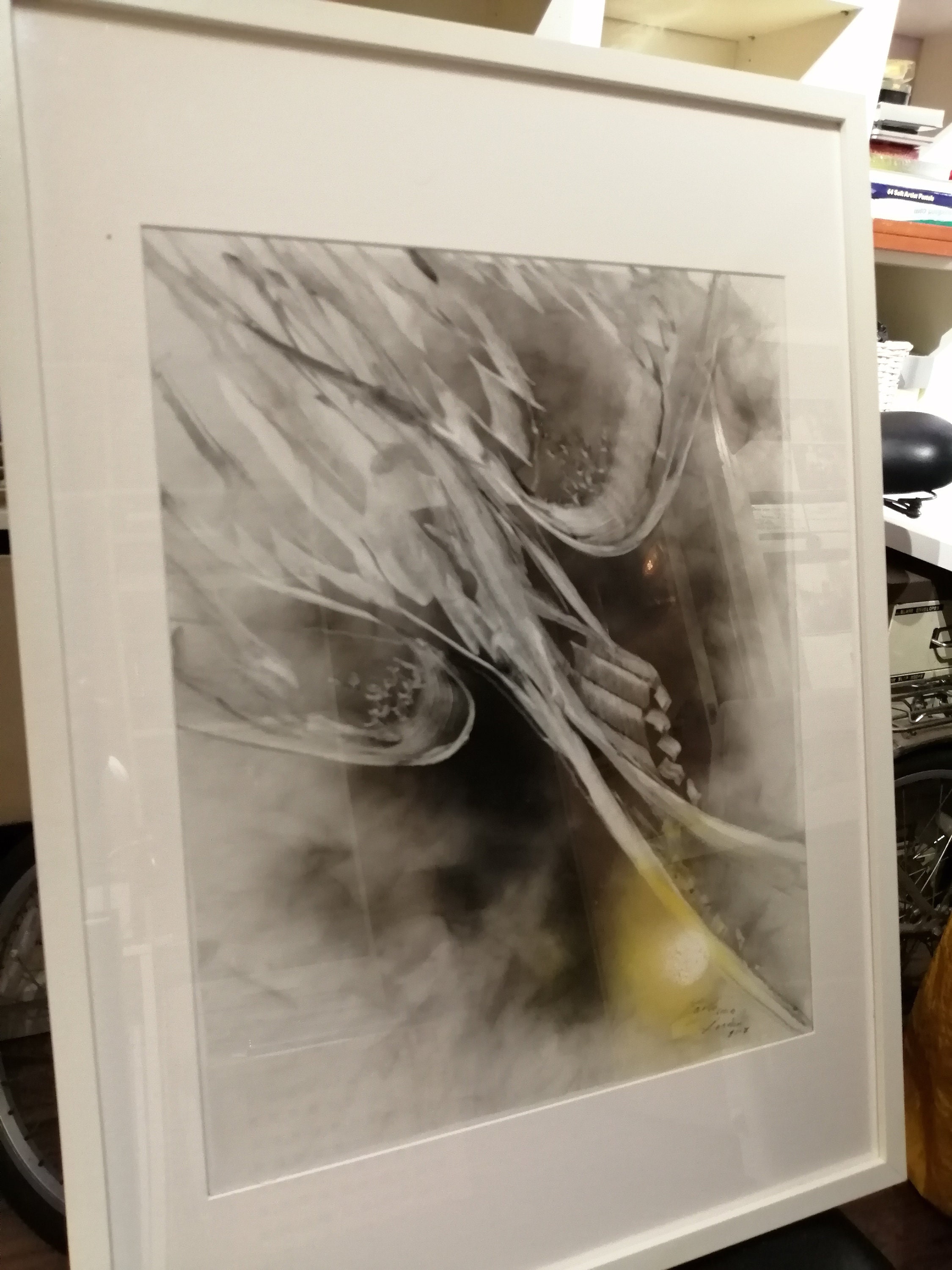 Original Candle Smoke Painting COLLAPSE Etsy