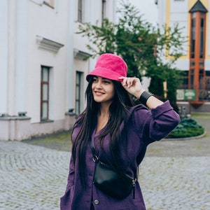 Bucket hat for women, sun beach hat. image 6