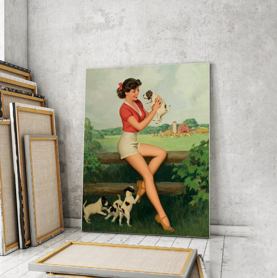 Pin up girl poster Playboy vintage poster Sexy pin up