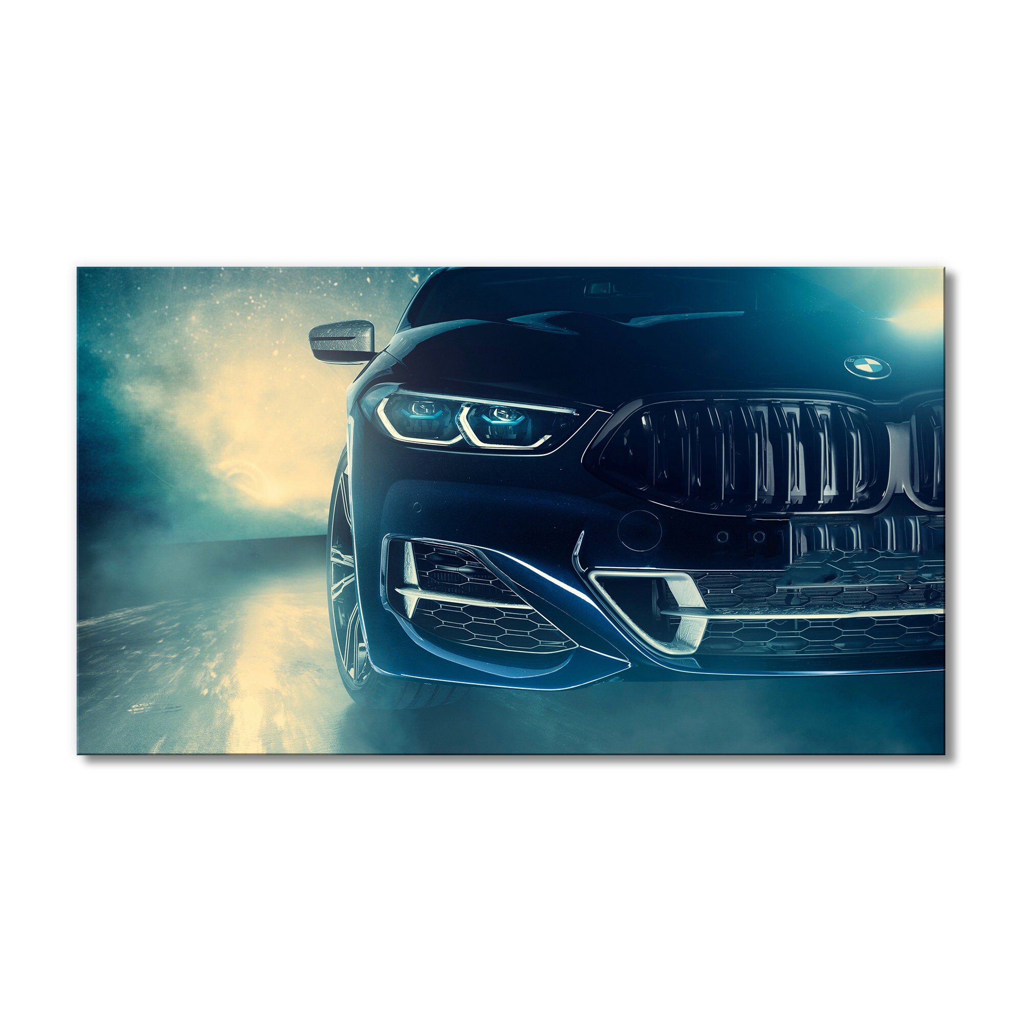 Schwarz Auto Druck Auto Wand Dekor Leinwand Wand Dekor Große | Etsy