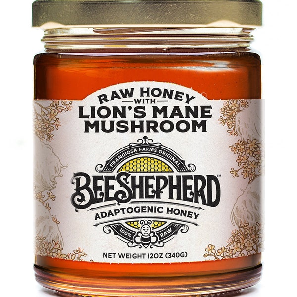 Lion's Mane Mushroom Extract Honey - Functional Mushroom + Raw Honey =Yummy Mental Clarity